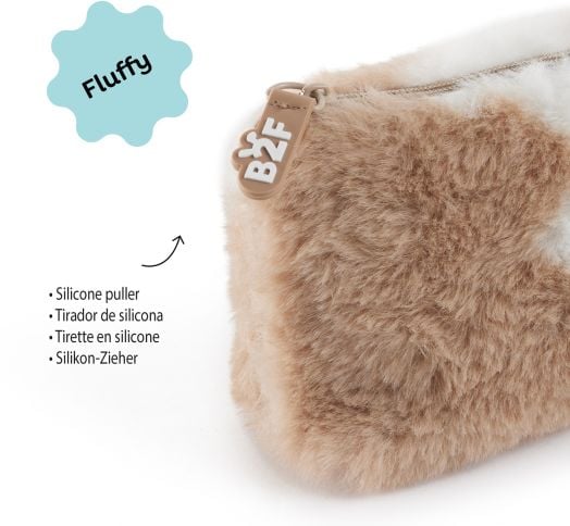 Плюшен несесер Miquelrius Back2Fun Moo & Go, кафяв