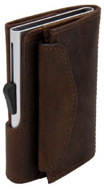 Портфейл за карти и монети C-secure Buffalo