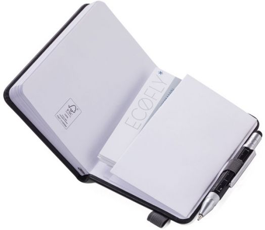 Джобен тефтер Troika с химикалка Liliput, черен