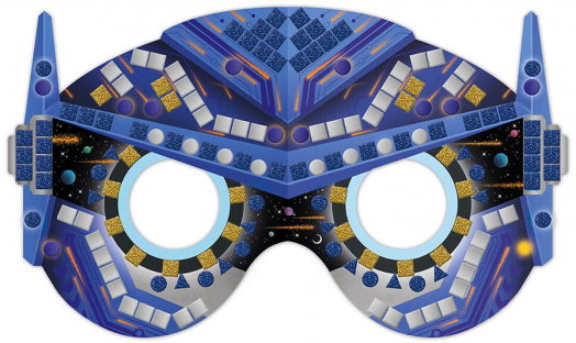 Творчески комплект Janod - Направи си маски с мозайка