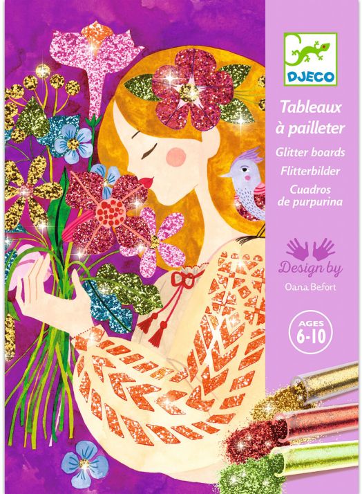 Комплект за рисуване Djeco - Ароматът на цветята