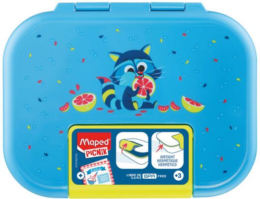 Кутия за храна Maped Picnik Miniz - Енот, 900 мл.