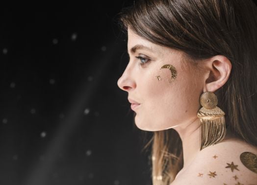 Временни татуировки PartyDeco - Нова Година, 10 бр.