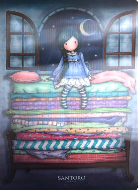 Тетрадка Gorjuss със спирала, А4, 60 листа, широки редове