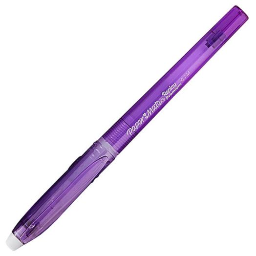 Изтриваема гел-химикалка Papermate Inkjoy Erasable Gel, лилава