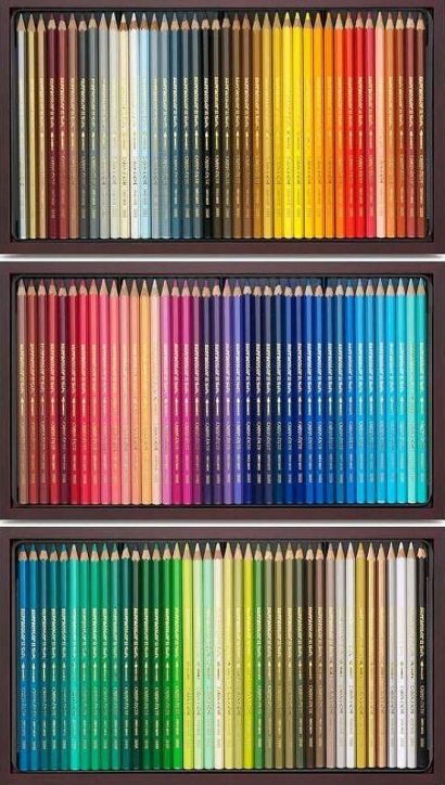 Комплект моливи Caran d'Ache, Supracolor, 120 цвята