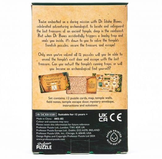 Игра Professor Puzzle: Escape From The Lost Temple