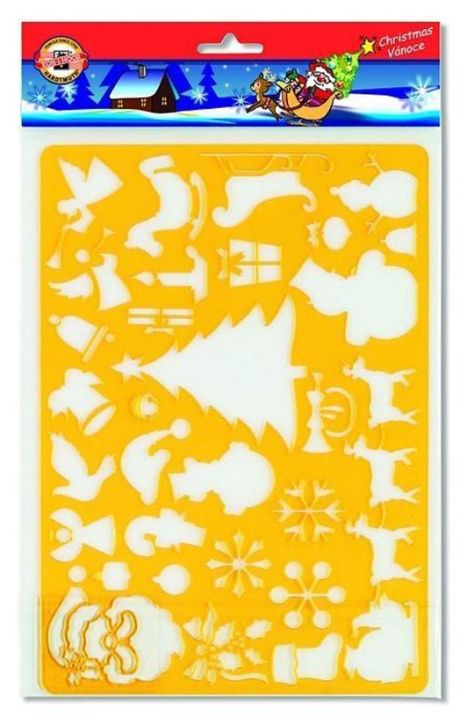 Шаблон Koh-I-Noor - Коледа, жълт