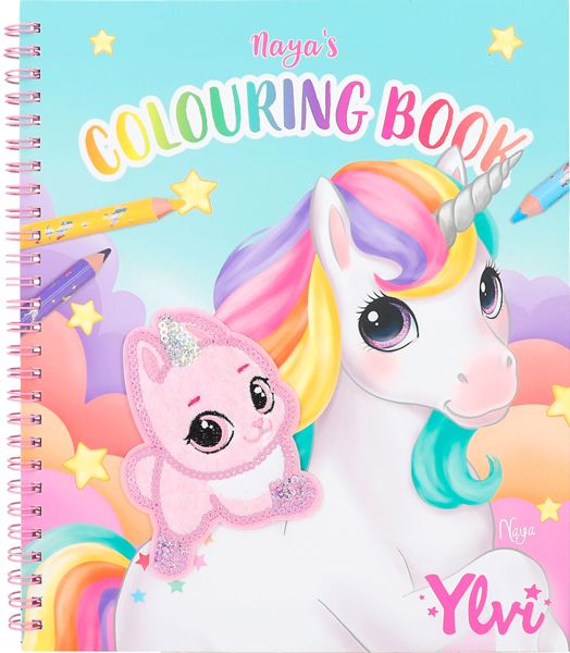 Книжка за оцветяване с пайети Depesche Top Model Ylvi