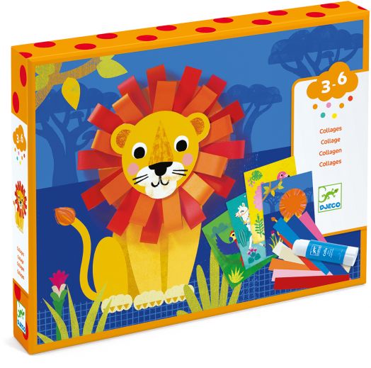 Креативен комплект Djeco - Колажи за деца