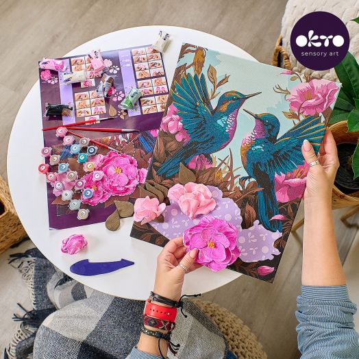 Творчески комплект Okto - Направи 3D картина с лек моделин 