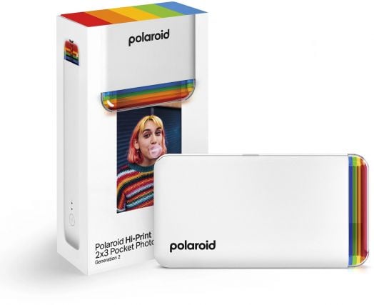 Джобен фотопринтер Polaroid Hi-Print Gen2 2х3, бял