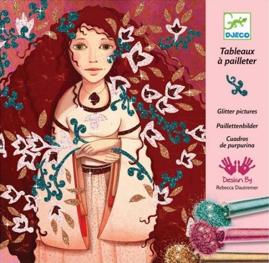 Комплект за рисуване Djeco - Злато и коприна