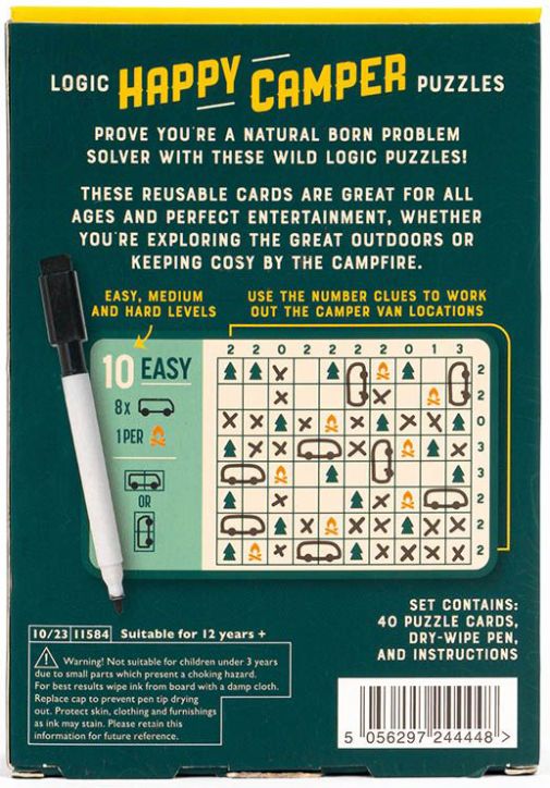 Логическа игра Professor Puzzle: Happy Camper