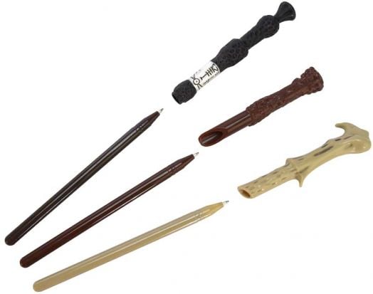 Комплект химикалки магическа пръчица Blue Sky Harry Potter, 3 бр.