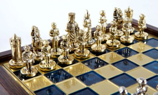 Шах Manopoulos - Византийска империя, сини полета