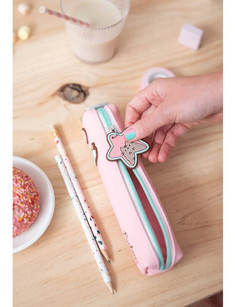 Ученически несесер Grupo Erik - Pusheen Rose с едно отделение