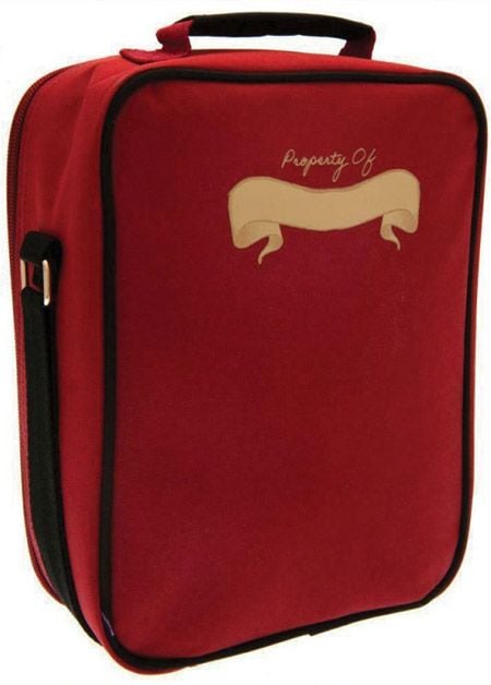 Червена чанта за обяд с дълга дръжка Harry Potter Hogwarts, 2 отделения