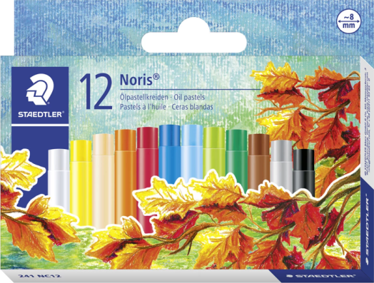 Маслени пастели Staedtler Noris, 12 цвята