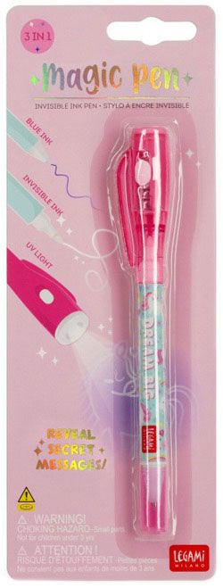 Химикалка с невидимо мастило Legami - Unicorn