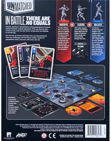 Настолна игра: Unmatched - Marvel (Hell's Kitchen)