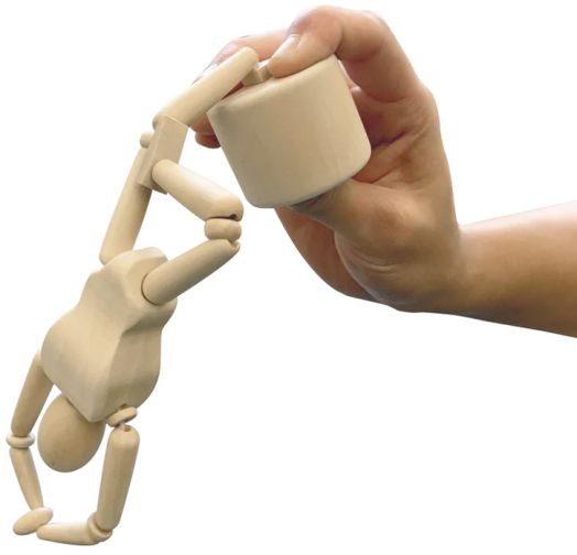 Гъвкава фигура с бутон за раздвижване Kikkerland - Yogi