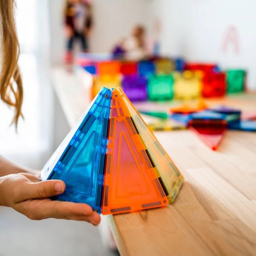 Магнитен конструктор Learn and Grow Toys - Базов комплект, 64 части