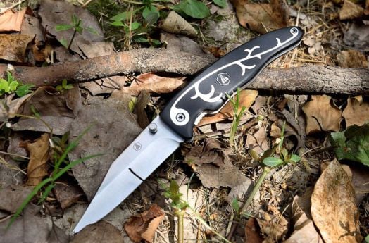Сгъваем нож Laguiole Foldable Hunting Knife Black Pakkawood