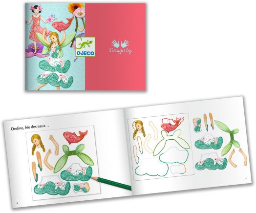 Детска игра Djeco: Ателие за движещи се кукли феи