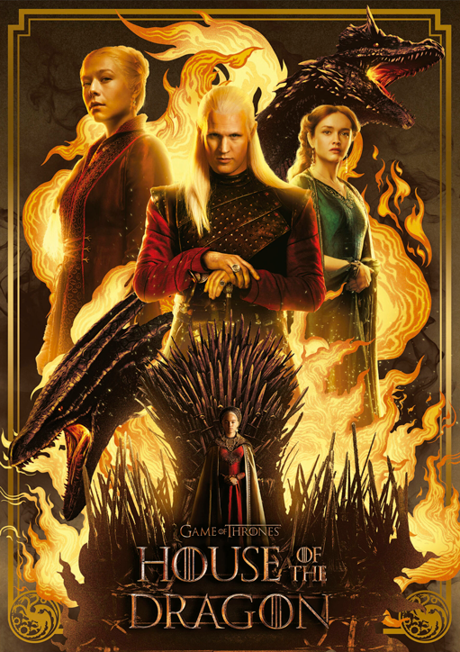 Пъзел Educa: Домът на дракона, 1000 части