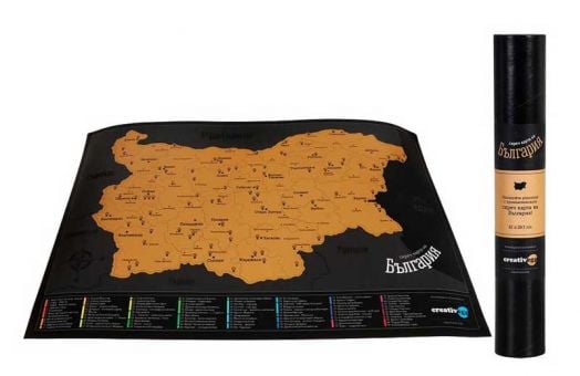 Скреч карта на България