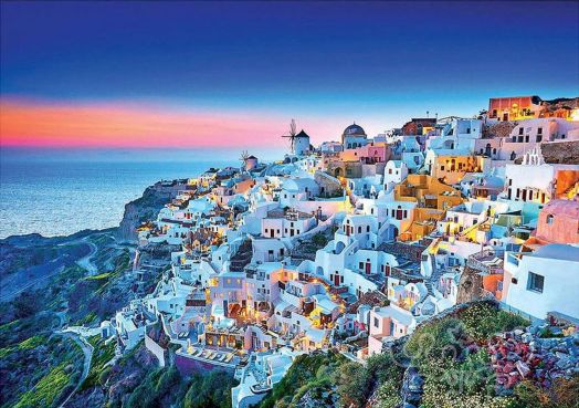 Пъзел Educa: Санторини, 1500 части