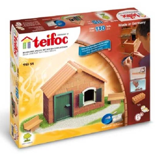 Сглобяем модел Teifoc с тухлички- Къщичка, комплект за начинаещи