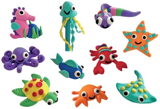 Творчески комплект с пластилин Floss & Rock - Океан