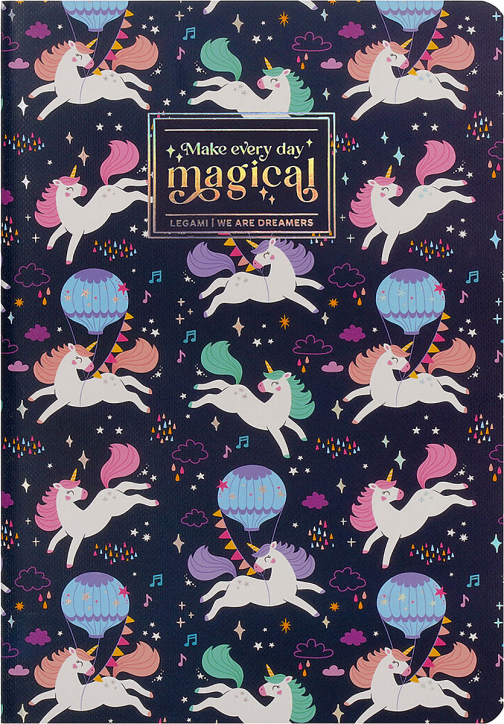 Тетрадка Legami - Еднорози, A5