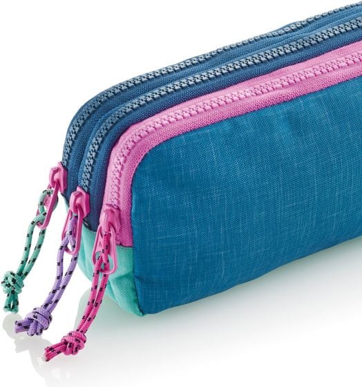 Несесер Miquelrius Rider Purple с три отделения, овален