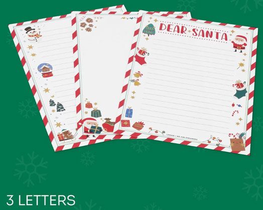 Комплект Legami - Писмо до Дядо Коледа