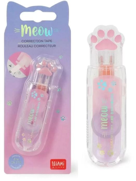 Коригираща лента Legami - Meow Kitty