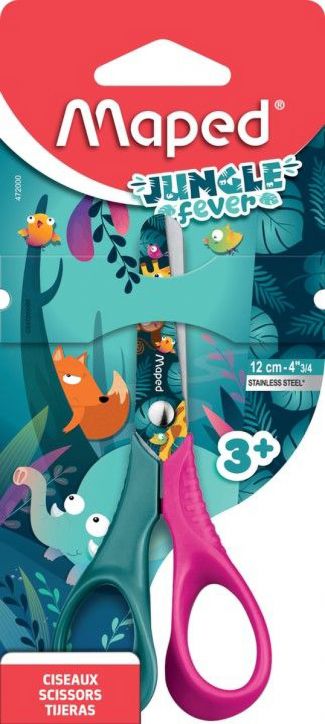 Ножица Maped Jungle Fever, 12 см.