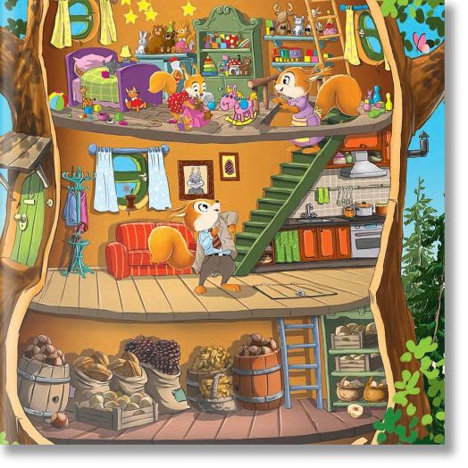 Горската детска градина: Как катеричето Стиси се научи да споделя