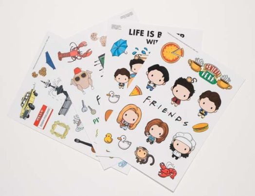 Стикери за многократна употреба Friends