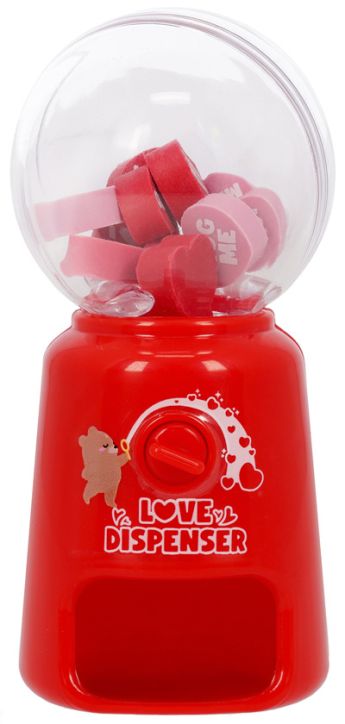 Диспенсър с гумички Legami - Сърца