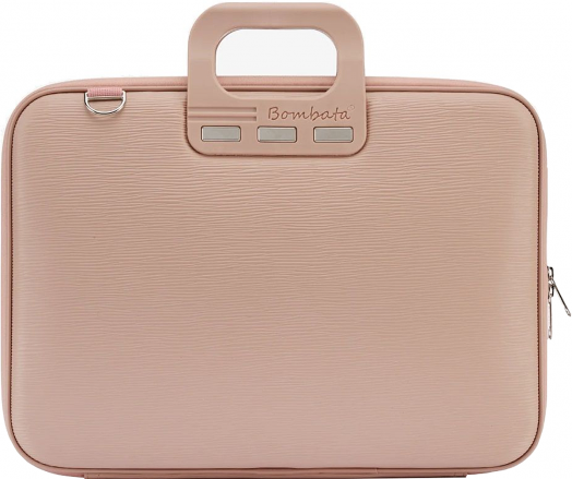 Чанта за лаптоп Bombata - Wave, 13-14 инча, розова