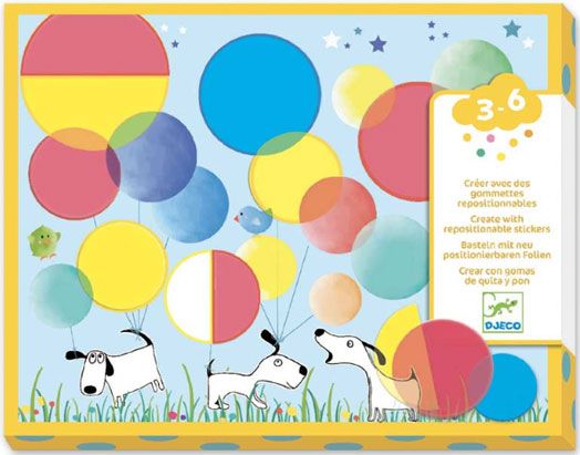 Колажи за най-малките Djeco - Магически кръгове