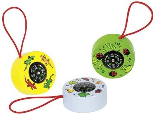 Дървен компас Goki, асортимент