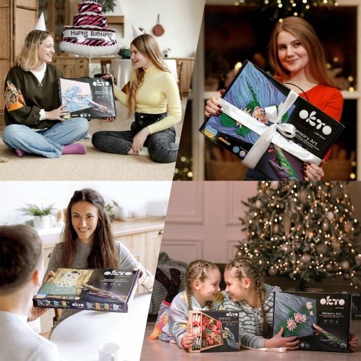 Творчески комплект Okto - Направи 3D картина с лек моделин 