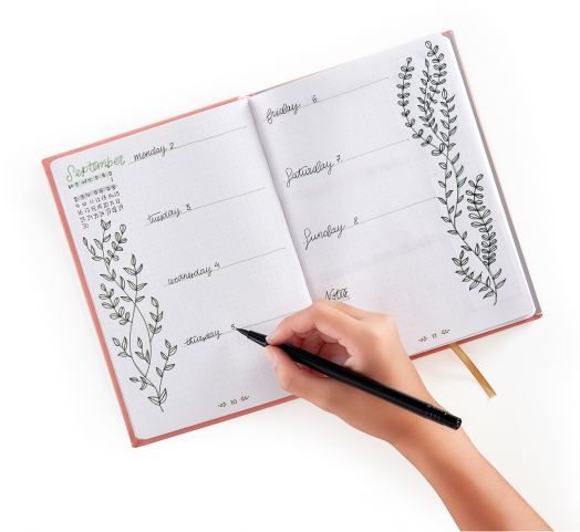 Тефтер Miquelrius Bullet Journal A5, зелен