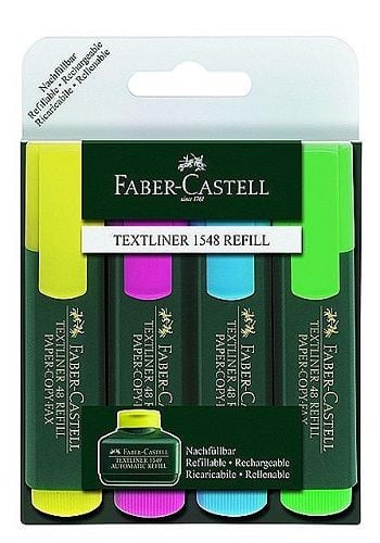 Комплект текстмаркери Faber-Castell, 4 Цвята