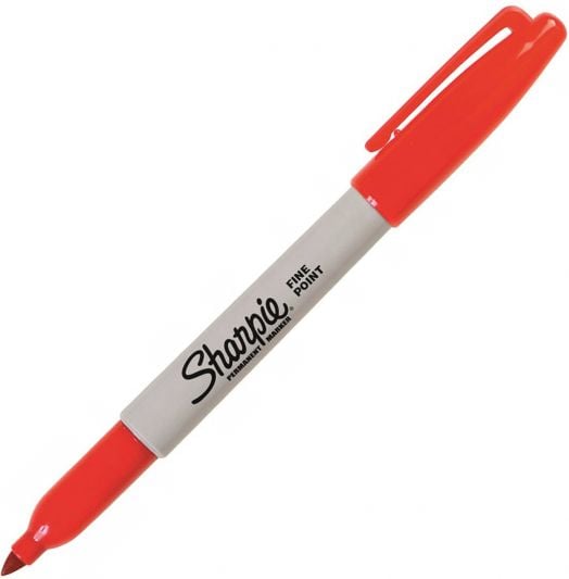 Перманентен маркер Sharpie, червен