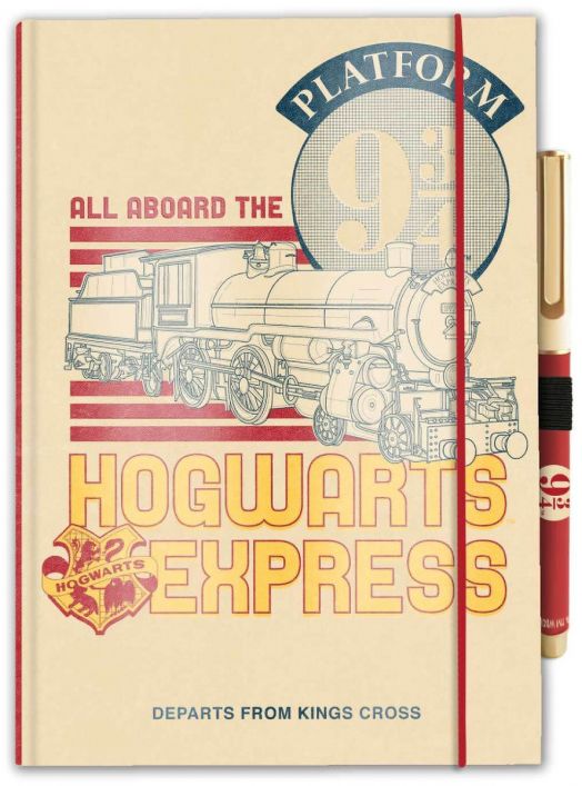 Тефтер Grupo Erik Harry Potter Platform 9 3/4 A5 с химикалка